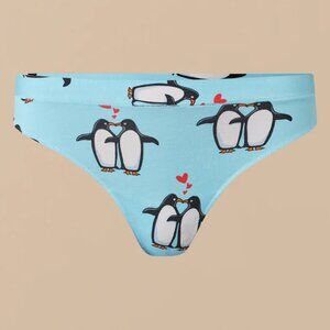 NWT MeUndies thong, L, "You are my Penguin"